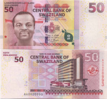 Billets Collection Swaziland Pk N° 38 - 50 Lilangeni - Swasiland