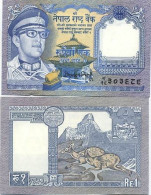 Billets Banque Nepal Pk N° 22 - 1 Rupee - Népal