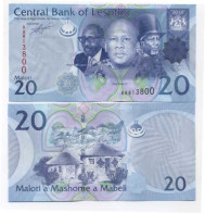 Billet De Collection Lesotho Pk N° 22 - 20 Maloti - Lesotho