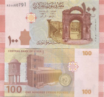 Billet De Collection Syrie Pk N° 113 - 100 Pounds - Syrien