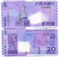 Billets Banque Macao Pk N° 81 - 20 Patacas - Macau