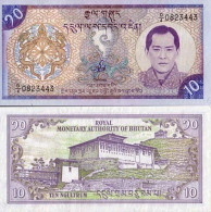 Billets De Banque Bhoutan Pk N° 22 - 10 Ngultrum - Bhutan