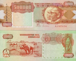 Billets De Banque Angola Pk N° 134 - 500 000 Kwanzas - Angola
