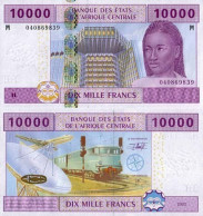 Billets Banque Afrique Centrale Centrafrique Pk N° 310 - 10000 Francs - Centrafricaine (République)