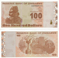 Billets De Collection Zimbabwe Pk N° 97 - 100 Dollars - Simbabwe