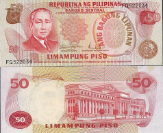 Billets De Collection Philippines Pk N° 156 - 50 Pesos - Philippines