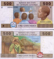 Billet De Banque Afrique Centrale Cameroun Pk N° 206 - 500 Francs - Cameroun