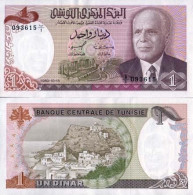 Billet De Collection Tunisie Pk N° 74 - 1 Dinar - Tunisie