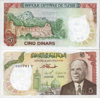 Billet De Banque Collection Tunisie - PK N° 75 - 5 Dinars - Tunisia