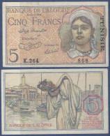 Billet De Banque Collection Tunisie - PK N° 16 - 5 Francs - Tunisia