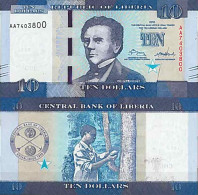 Billet De Banque Collection Liberia - PK N° 32 - 10 Dollars - Liberia
