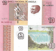 Billet De Banque Collection Angola - PK N° 151B - 10 Kwanza - Angola