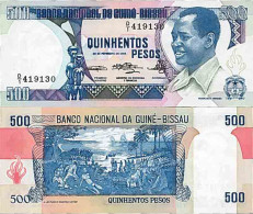 Billet De Banque Collection Guinee  Bissau - PK N° 7 - 500 Pesos - Guinee-Bissau