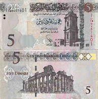 Billet De Banque Collection Libye - PK N° 81 - 5 Dinar - Libya