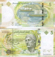 Billet De Banque Collection Tunisie - PK 95 - 5 Dinars - Tunisie