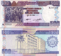 Billet De Collection Burundi Pk N° 38 - 500 Francs - Burundi