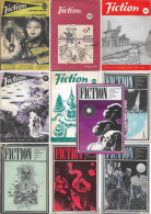 Lot 10 Fiction 1957 à 1972 (assez Bon état) - Fiction