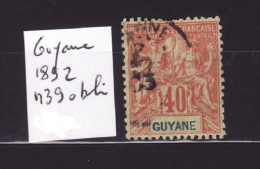 GUYANE N 39 Obli AC 194 - Oblitérés