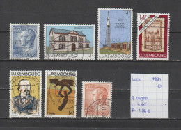 (TJ) Luxembourg 1991 - 7 Zegels (gest./obl./used) - Used Stamps
