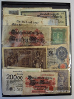 German Empire 15 Different Banknotes - Sammlungen