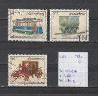 (TJ) Luxembourg 1993 - YT 1274/76 (gest./obl./used) - Gebraucht