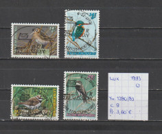 (TJ) Luxembourg 1993 - YT 1280/83 (gest./obl./used) - Gebraucht
