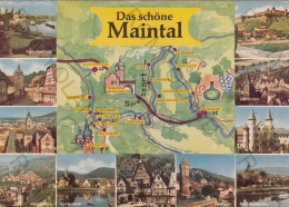 CARTOLINA  MAINTAL,HESSEN,GERMANIA-DA SCHONE MAINTAL-ASCHAFFEBURG-WORTH-KLINGENBERG-LOHR-GEMUNDEN-NON VIAGGIATA - Maintal