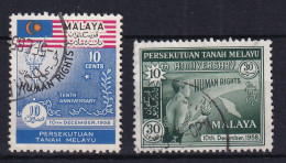 Malayan Federation: 1958   10th Anniv Of Declaration Of Human Rights    Used - Fédération De Malaya