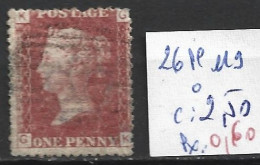 GRANDE-BRETAGNE 26 Planche 119 Oblitéré  Côte 2.50 € - Used Stamps