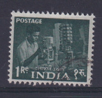 India: 1958/63   Pictorial    SG413     1R     Used - Used Stamps