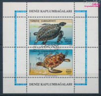 Türkei Block28 (kompl.Ausg.) Gestempelt 1989 Meeresschildkröten (10309571 - Used Stamps