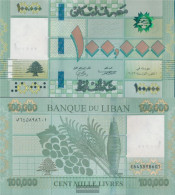 Lebanon Pick-number: 95 (2022) Uncirculated 2022 100.000 Livres - Liban