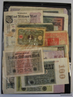 German Empire 25 Different Banknotes  Weimar Republic - Autres & Non Classés