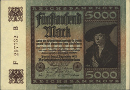 German Empire Rosenbg: 80d, Watermark Dornen Used (III) 1922 5.000 Mark - Other & Unclassified