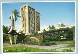 Island Of Oahu - Hilton Hawaiian Village - Waikiki Beach - Front Entrance Of New Tapa Tower - Oahu