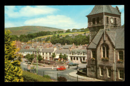 Scotland Ecosse Berwickshire Galashiels The Burch Buildings And Cormill Square ( Format 9cm X 14cm ) - Berwickshire