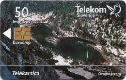 Slovenia - Telekom Slovenije - Lakes - Dvojno Jezero, Gem5 Black, 06.2003, 50Units, 4.977ex, Used - Slovénie