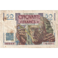 France, 50 Francs, Le Verrier, 1948-04-08, Q.111, TTB - 50 F 1940-1942 ''Jacques Coeur''