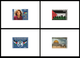 GUINEA 2023 SET 4 DELUXE PROOF PALESTINE JERUSALEM - SOLIDARITY PALESTINIAN PEOPLE - SHIREEN ABU AKLEH - RIGHT OF RETURN - Islam