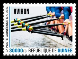 GUINEA 2023 STAMP 1V - OLYMPIC GAMES PARIS FRANCE 2024 - ROWING AVIRON - MNH - Canottaggio