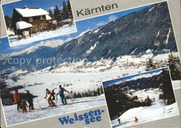 72094854 Weissensee Kaernten Panorama Skipisten Skilift Weissensee Kaernten - Weissensee