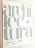 Architectura : Zeitschrift Für Geschichte Der Baukunst 1/88 - Architectuur