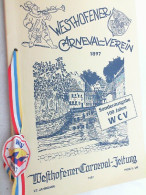 Westhofener Carneval Verein - Sonderausgabe 100 Jahre WCV - Autres & Non Classés