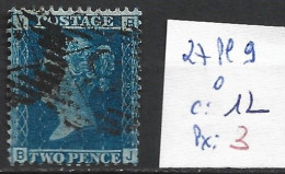 GRANDE-BRETAGNE 27 Planche 9 Oblitéré  Côte 12 € - Used Stamps