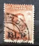 ITALIA REGNO B.L.P. BUSTE LETTERE POSTALI - SASS. 2 - 20c. Arancio 1° Tipo - Usato - Una Selezione Di Offerte - Timbres Pour Envel. Publicitaires (BLP)