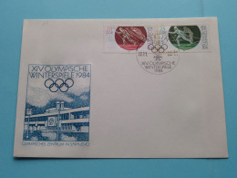 OLYMPISCHE WINTERSPIELE 1984 - Zentrum In SARAJEVO ( Voir / See SCANS ) Envelope ! - 1981-1990