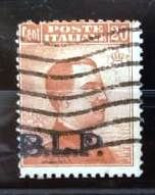 ITALIA REGNO B.L.P. BUSTE LETTERE POSTALI - SASS. 7 - 20c. Arancio - Usato - Timbres Pour Envel. Publicitaires (BLP)