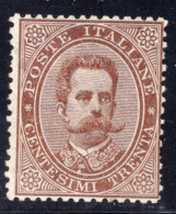 Regno D'Italia (1879) - 30 Cent., Senza Gomma - Mint/hinged