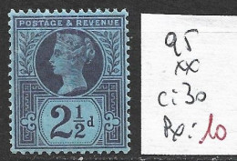 GRANDE-BRETAGNE 95 ** Côte 30 € - Unused Stamps