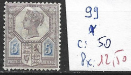 GRANDE-BRETAGNE 99 * Côte 50 € - Unused Stamps